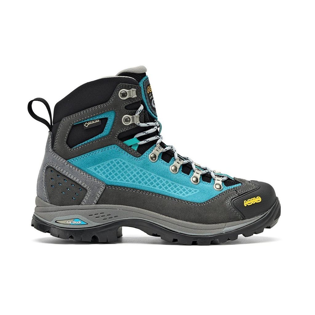Bottes Asolo CERIUM GV - Chaussure Randonnée Graphite/North Sea Femme | EEV-99454682