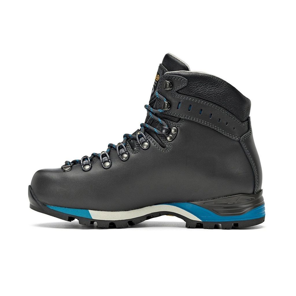 Bottes Asolo POWER MATIC 200 EVO GV - Chaussure De Montagne Graphite/Blue Peacock Femme | KHH-39701553