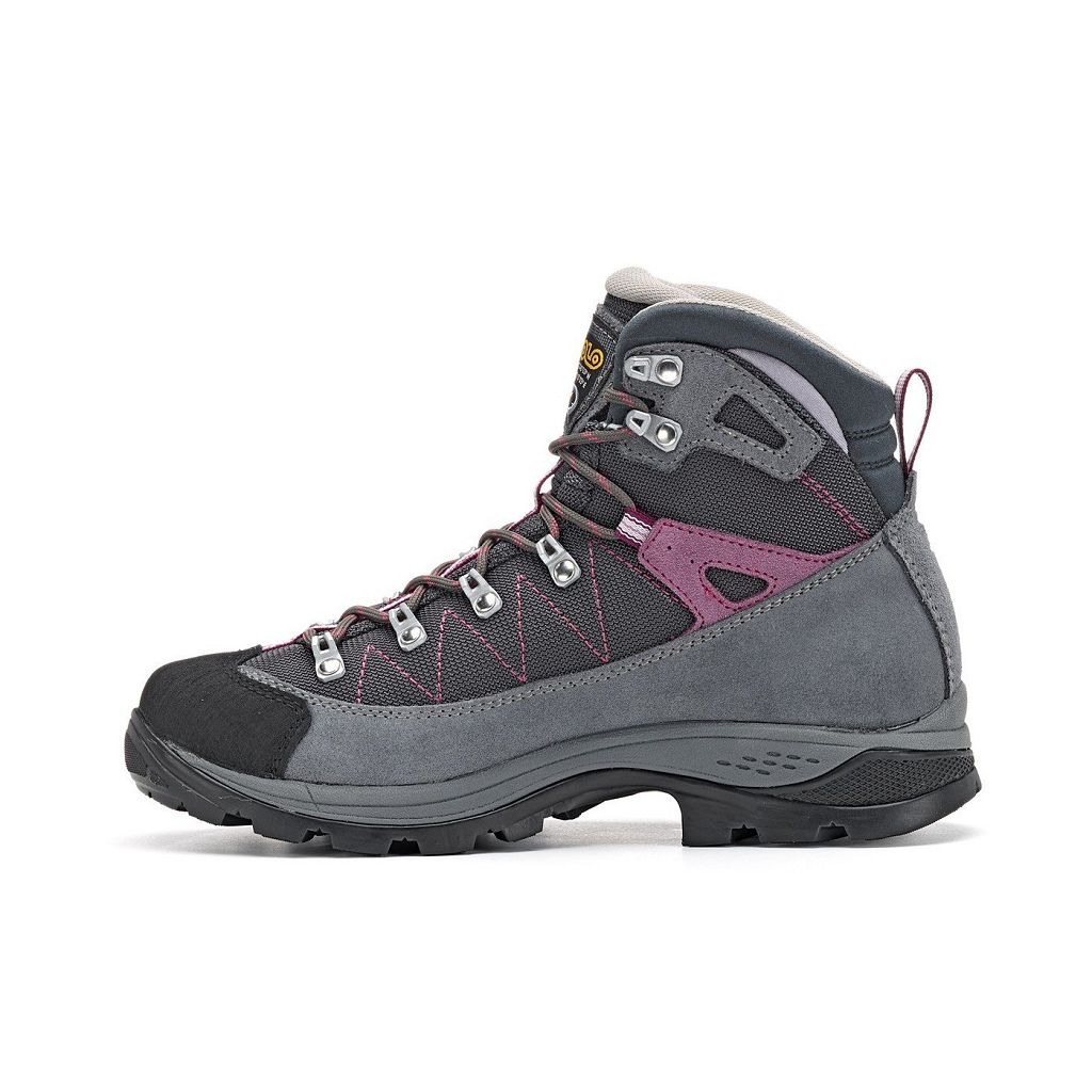 Bottes Asolo FINDER GV - Chaussure Randonnée Grey/Gunmetal/Grapeade Femme | DCX-14793492