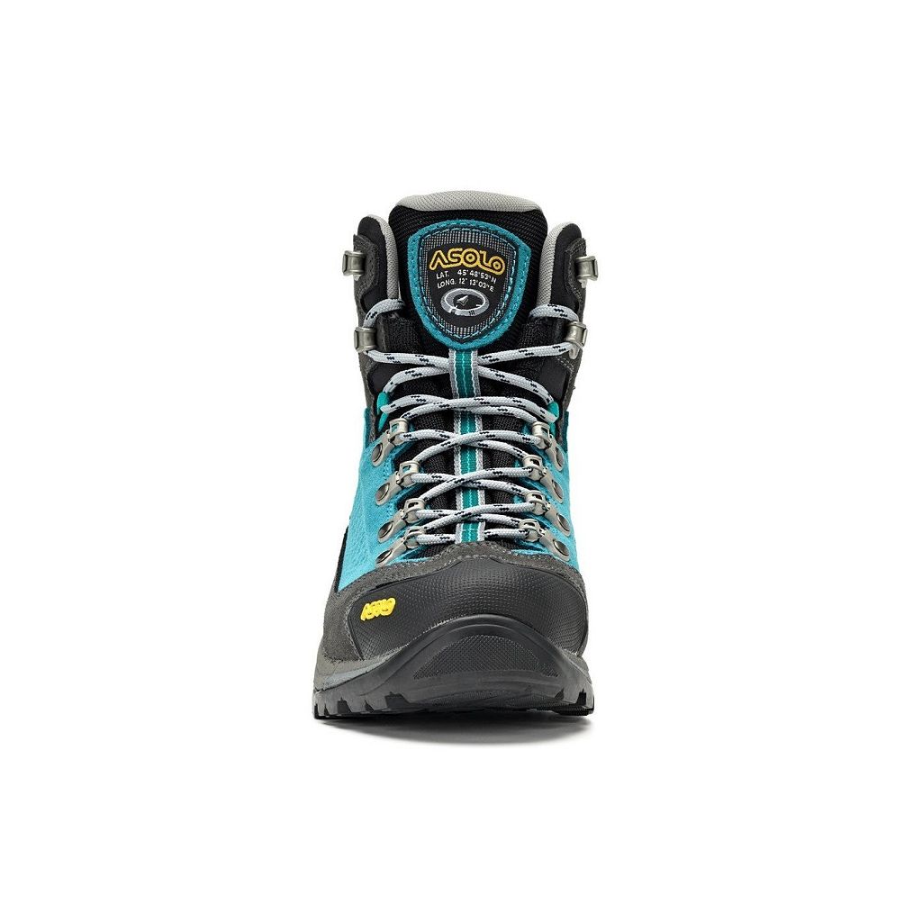 Bottes Asolo CERIUM GV - Chaussure Randonnée Graphite/North Sea Femme | EEV-99454682