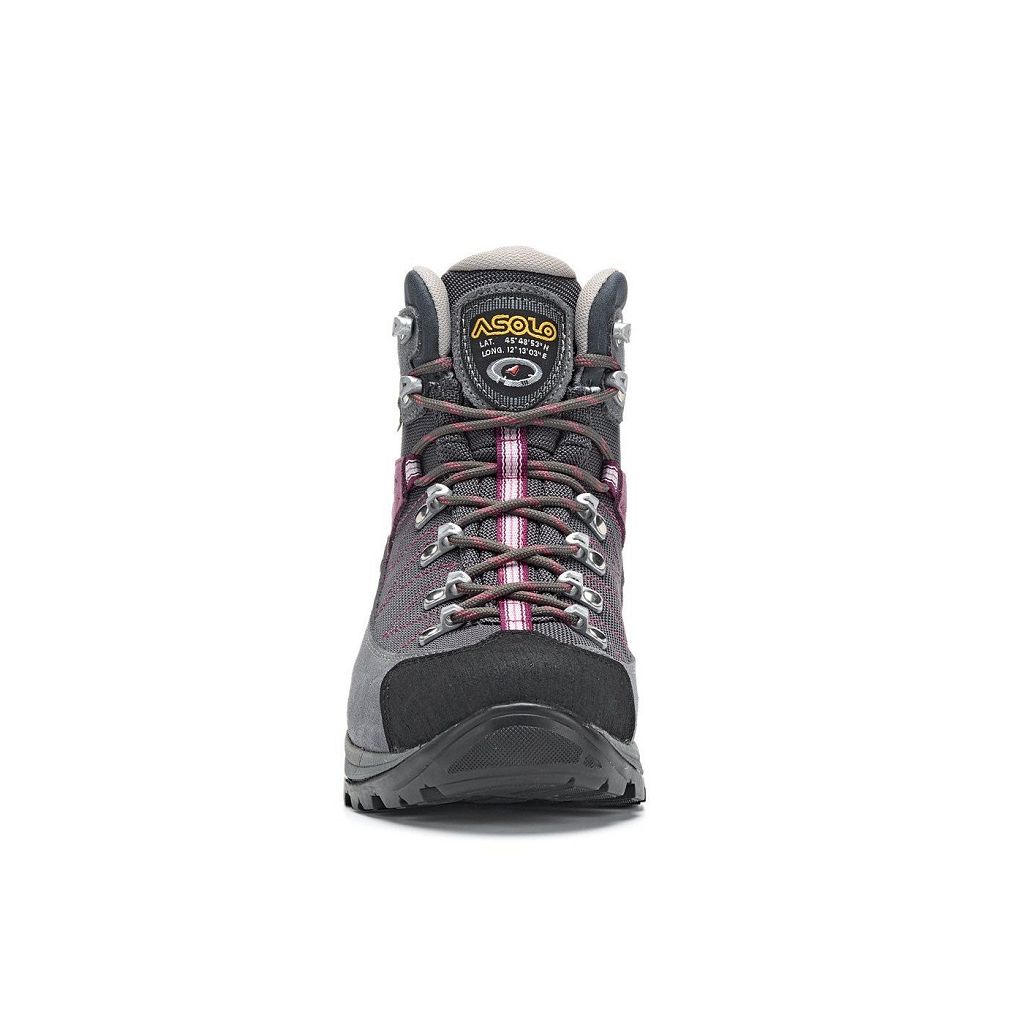 Bottes Asolo FINDER GV - Chaussure Randonnée Grey/Gunmetal/Grapeade Femme | DCX-14793492