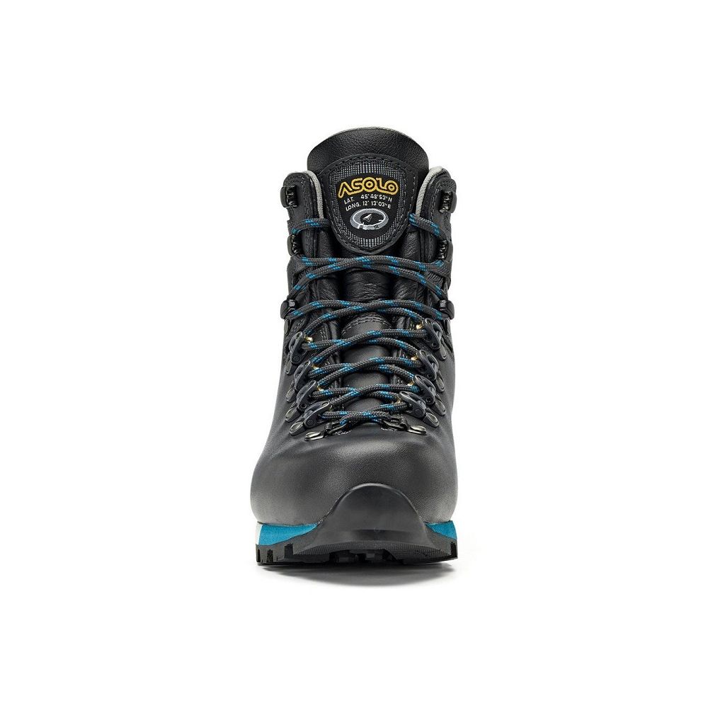 Bottes Asolo POWER MATIC 200 EVO GV - Chaussure De Montagne Graphite/Blue Peacock Femme | KHH-39701553