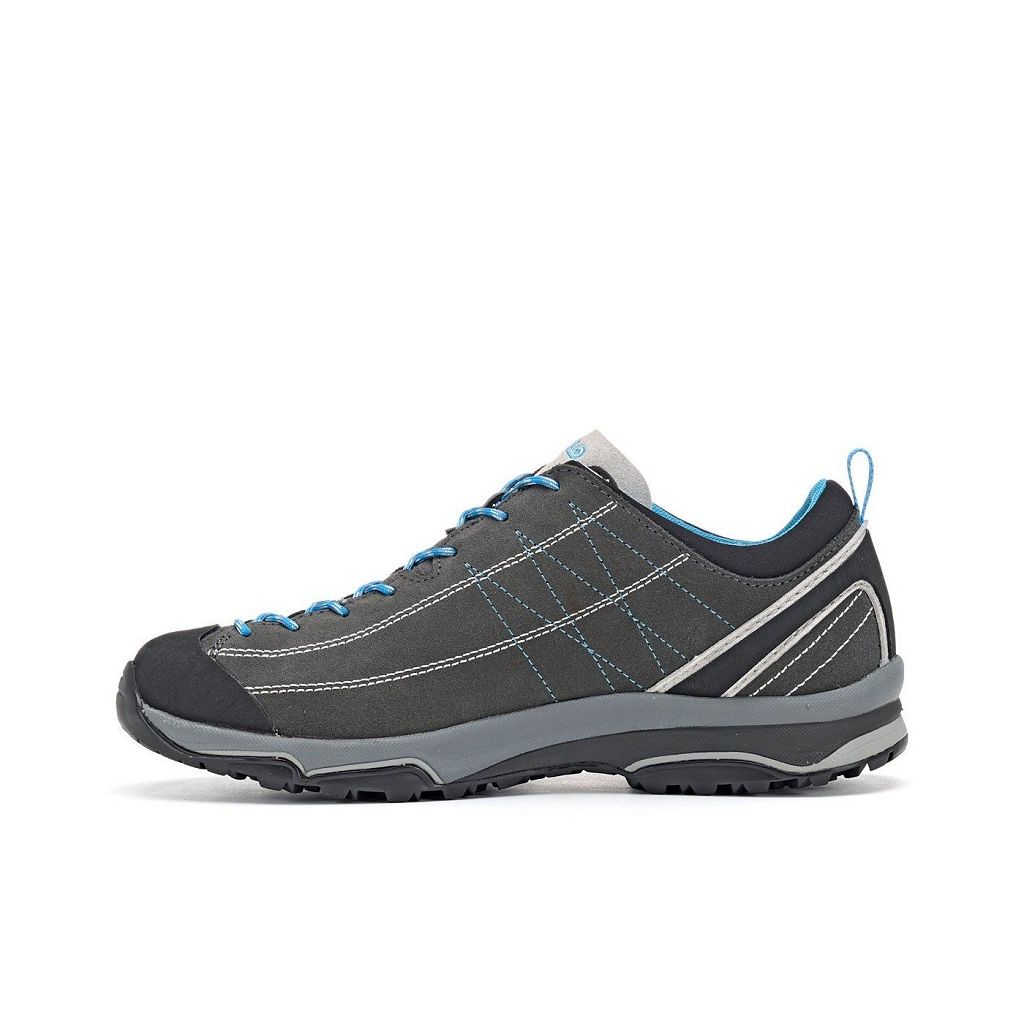 Chaussures Asolo NUCLEON GV - Chaussure Randonnée Graphite/Silver/Cyan Blue Femme | BTX-77142361