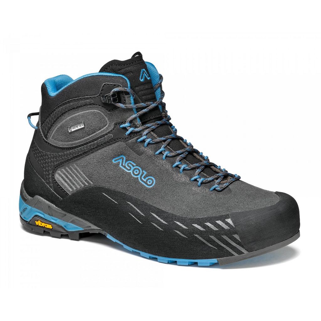 Bottes Asolo ELDO MID LTH GV - Chaussure Randonnée Graphite/Blue Moon Femme | LLC-31923288