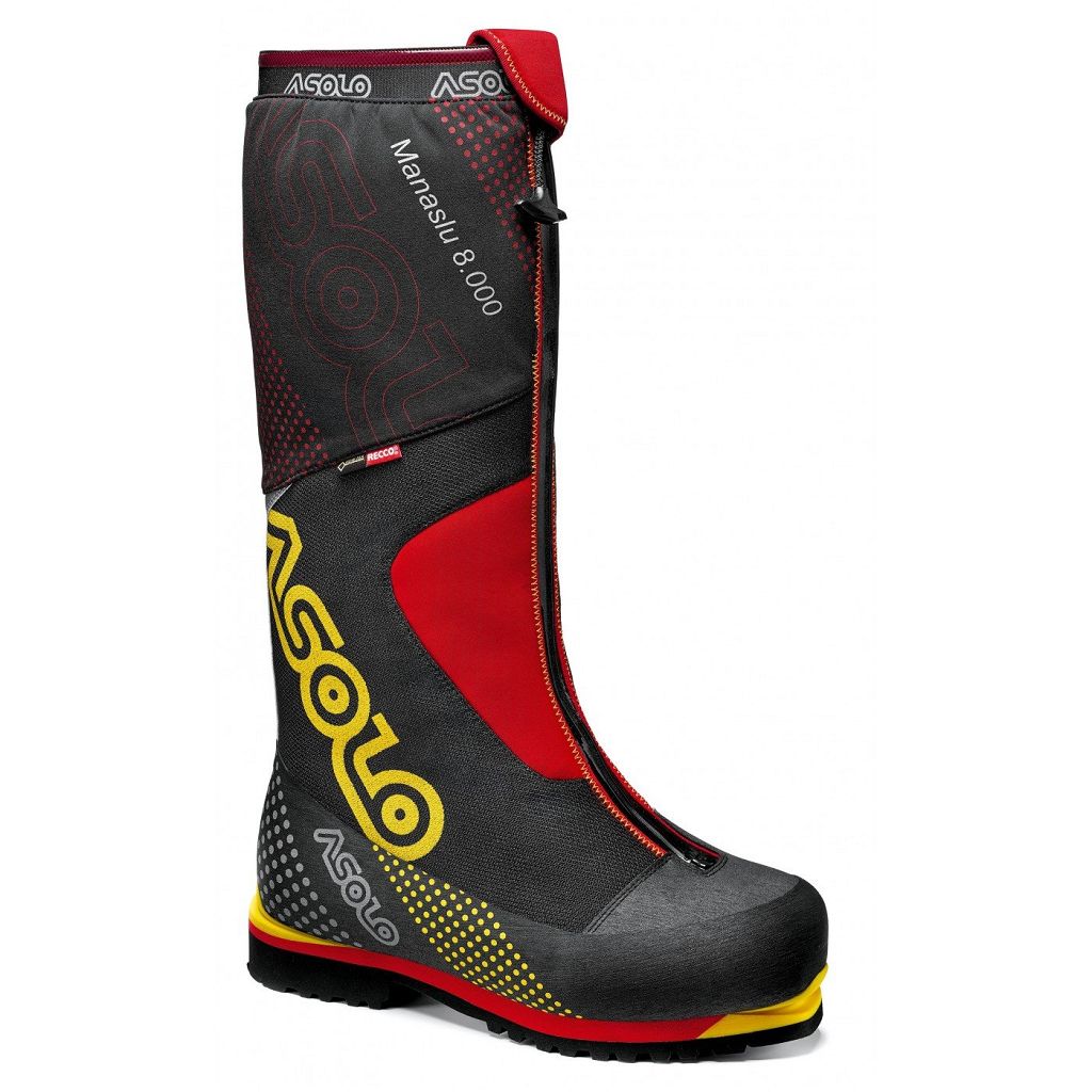 Bottes Asolo MANASLU 8000 GV - Chaussure De Montagne Black/Red Homme | RAA-72864800