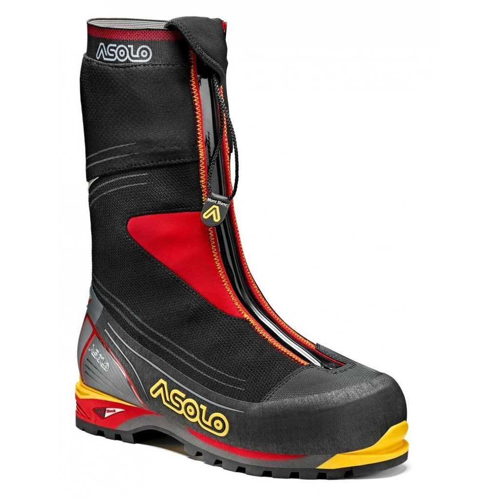 Bottes Asolo MONT BLANC GV - Chaussure De Montagne Black/Red Homme | TBB-54404985