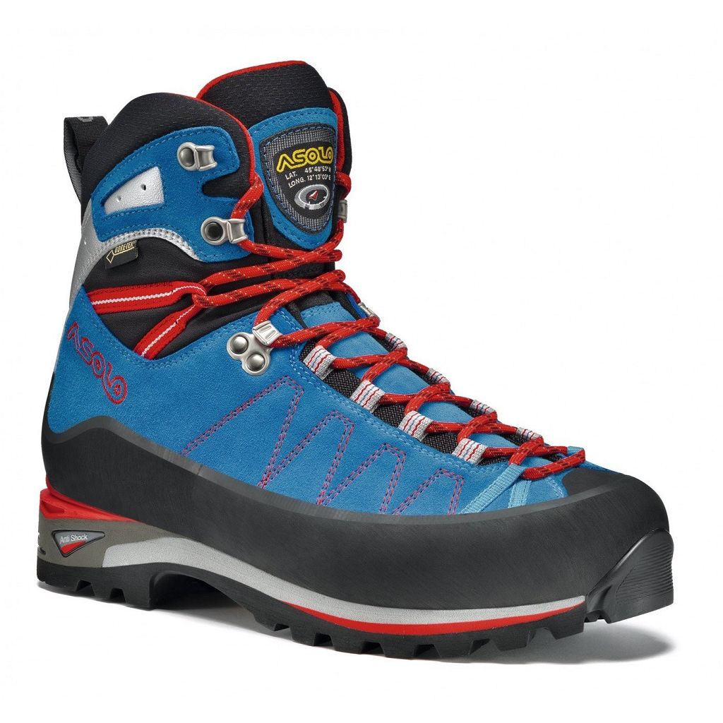 Bottes Asolo ELBRUS GV - Chaussure De Montagne Blue Aster/Silver Homme | XNB-75543802