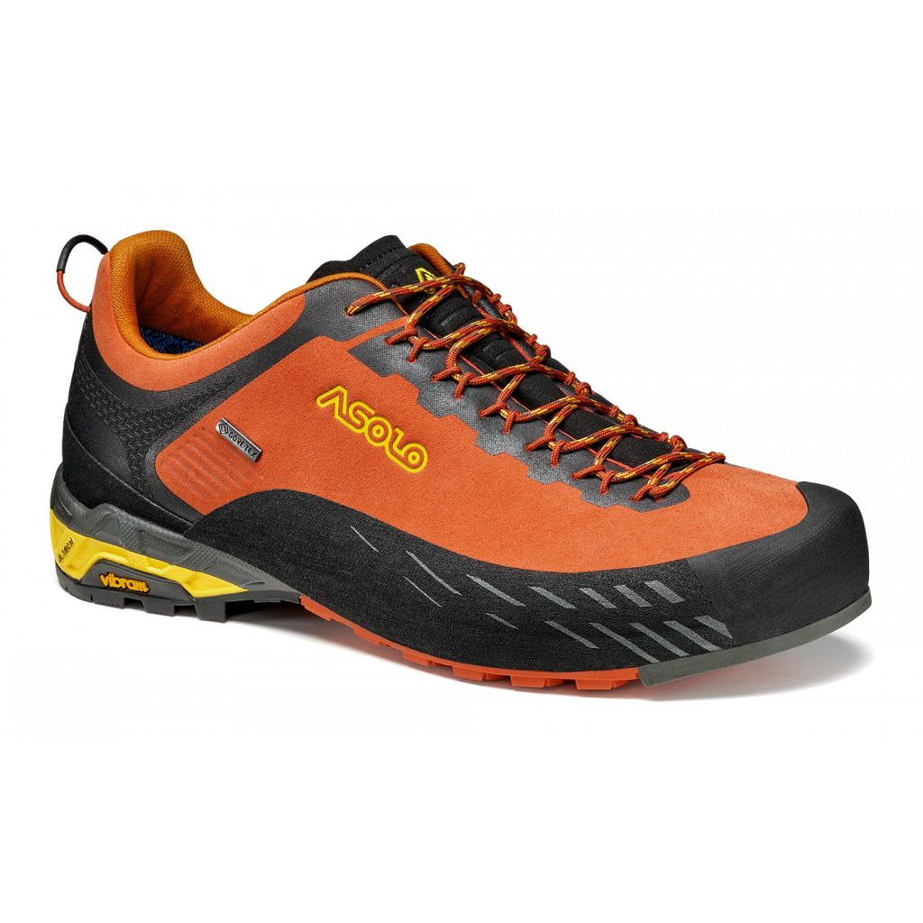 Chaussures Asolo ELDO LTH GV - Chaussure Randonnée Orange/Yellow Homme | BXK-87113548