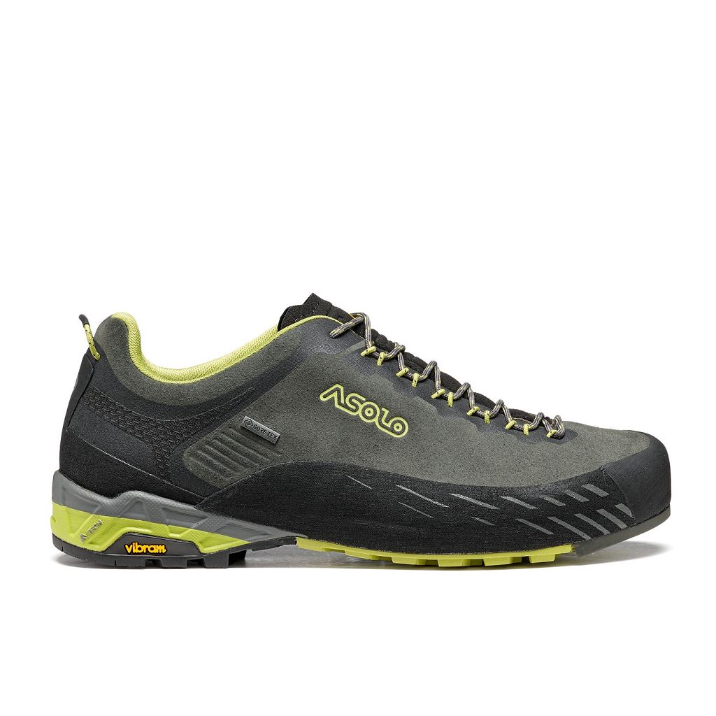 Chaussures Asolo ELDO LTH GV - Chaussure Randonnée Graphite/Green Oasis Homme | RDY-95549752