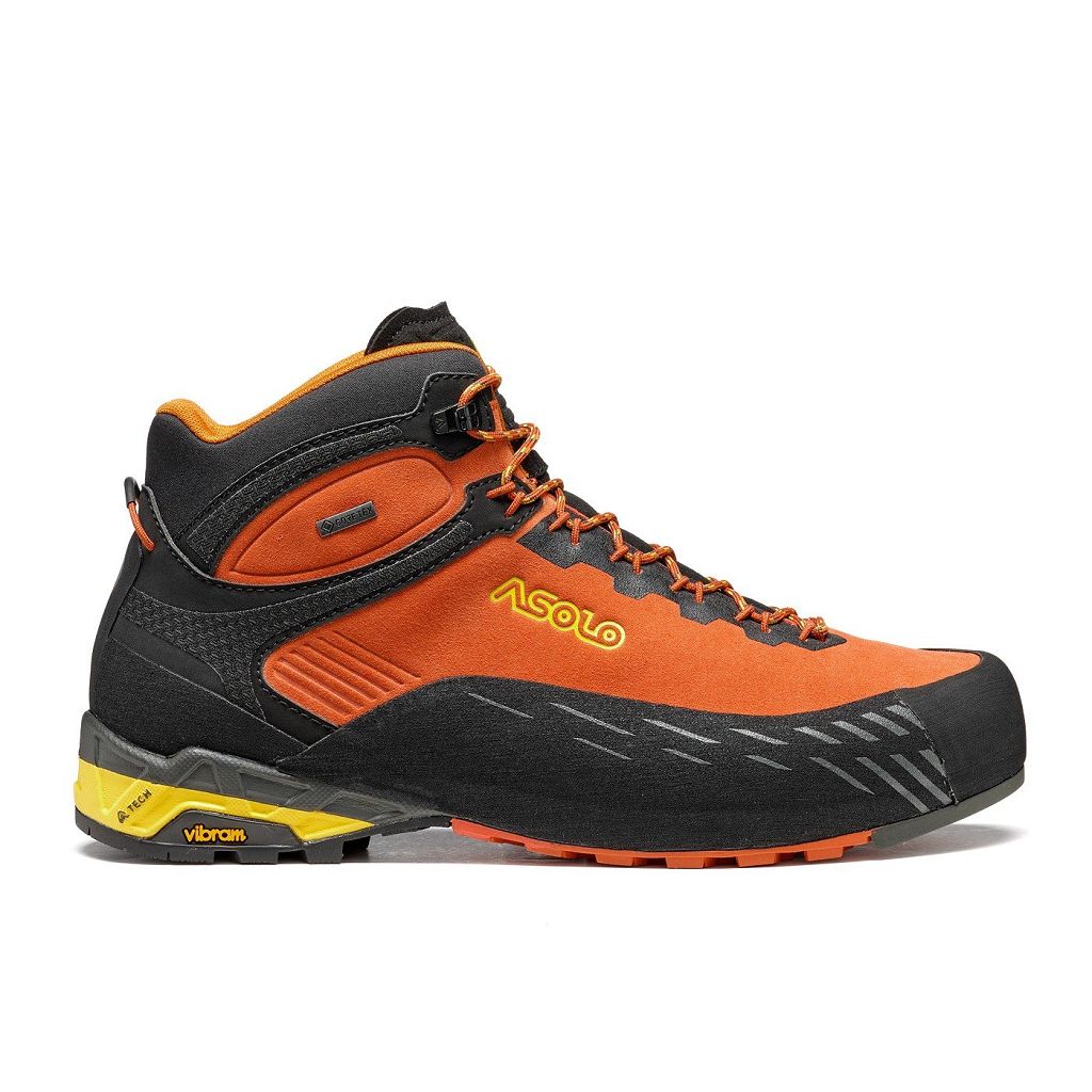 Bottes Asolo ELDO MID LTH GV - Chaussure Randonnée Orange/Yellow Homme | JQD-71354795