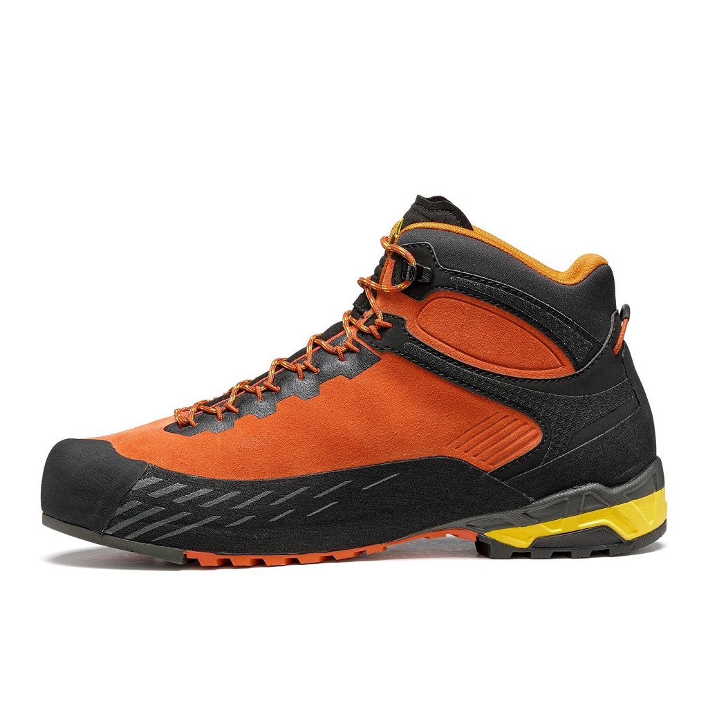 Bottes Asolo ELDO MID LTH GV - Chaussure Randonnée Orange/Yellow Homme | JQD-71354795