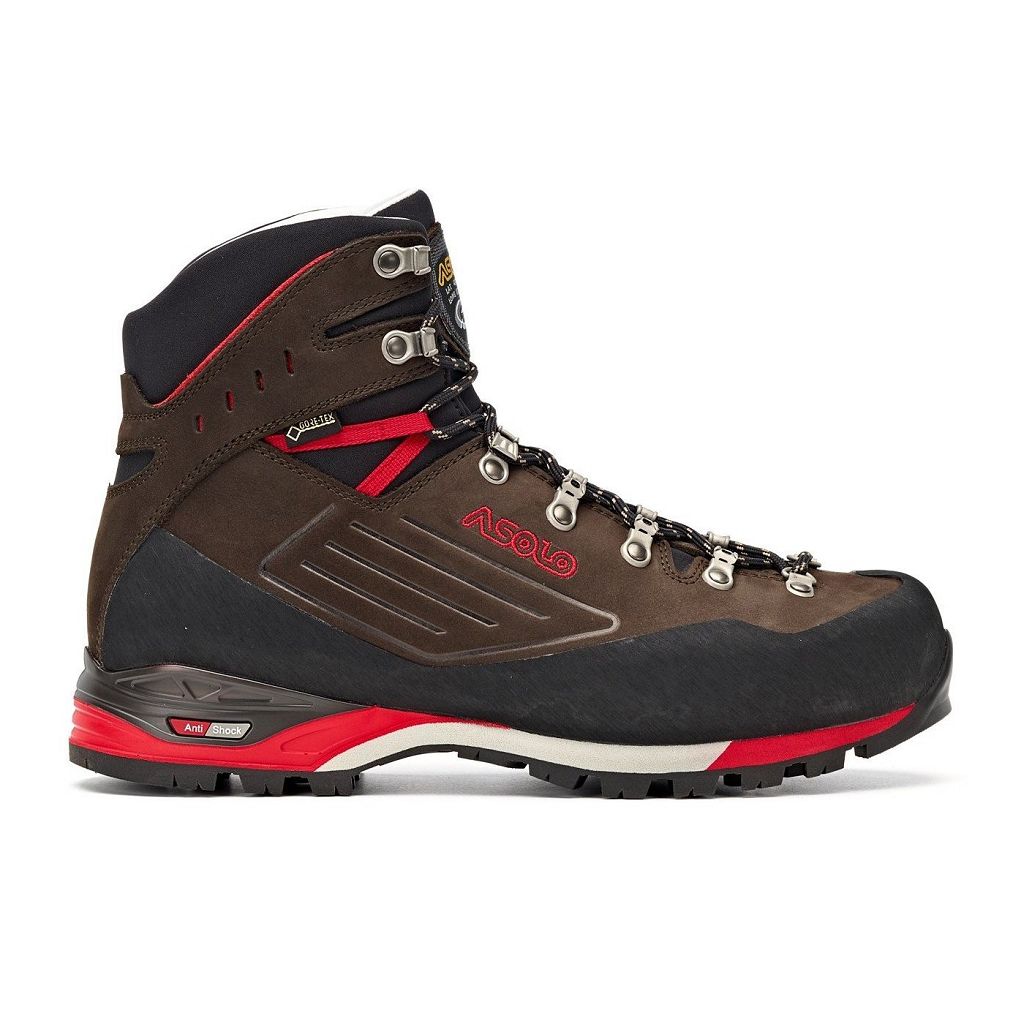 Bottes Asolo SUPERIOR GV - Chaussure De Montagne Dark Brown/Red Homme | ECH-79914475