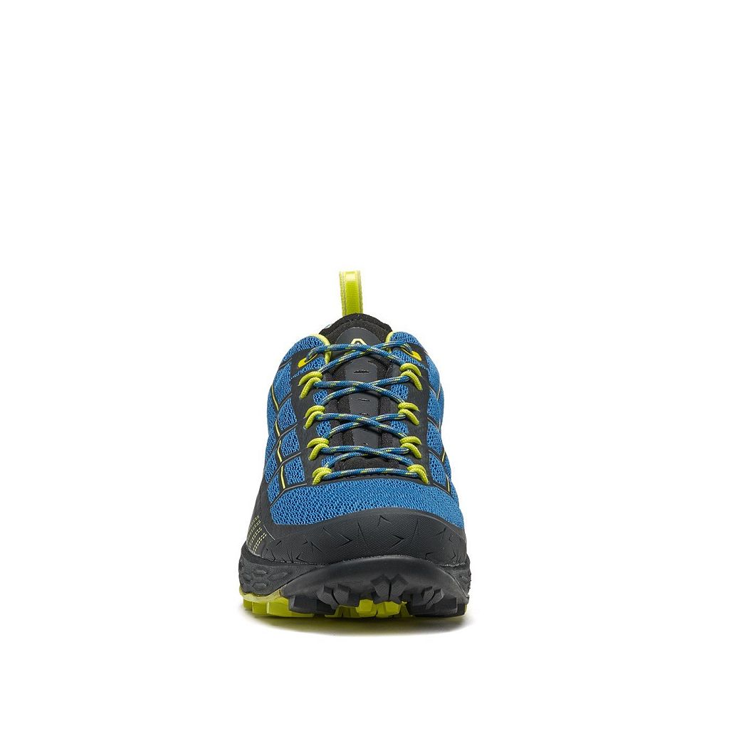 Chaussures Asolo BACKBONE GTX - Chaussure Randonnée Deep Water/Black/Safety Yellow Homme | GZI-61652481